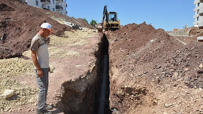 Gölbaşı ilçesinde kanalizasyon çalışması yapıldı
