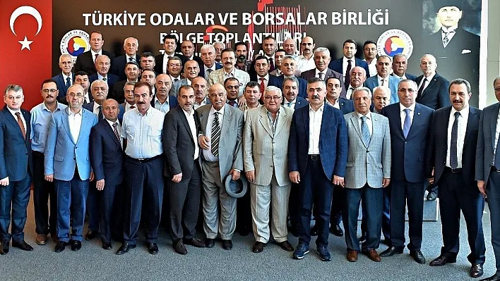 Bölge Oda ve Borsa Başkanları TOBB'da buluştu
