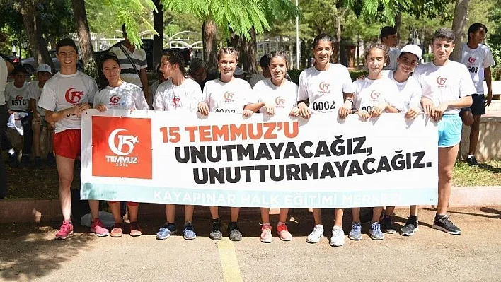 Diyarbakır'da 15 Temmuz Demokrasi Zaferi ve Şehitleri Anma Halk Koşusu yapıldı
