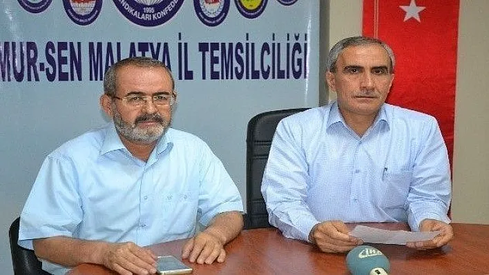 Memur-Sen Malatya İl Temsilcisi Kerem Yıldırım:
