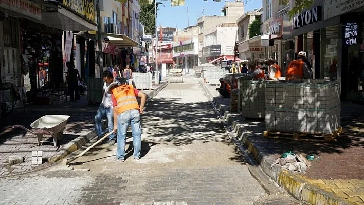 Gölebatmaz Caddesinde bakım onarım çalışması yapıldı
