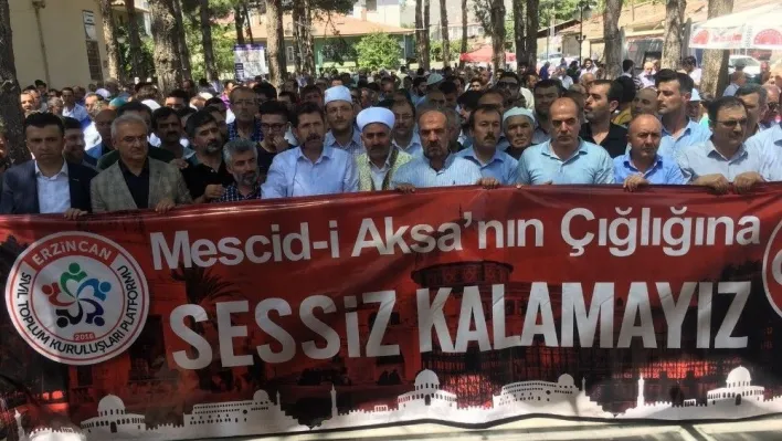 Erzincan'dan İsrail'e tepki
