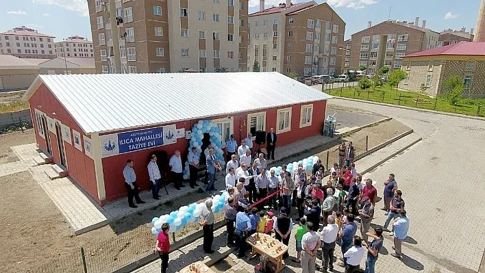 Ilıca'ya sosyal donatı alanı ve taziye evi açıldı
