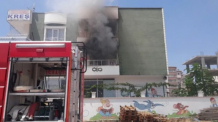Kreş yangınında faciadan dönüldü
