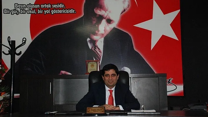Başkan Aslan'dan Basın Bayramı kutlaması
