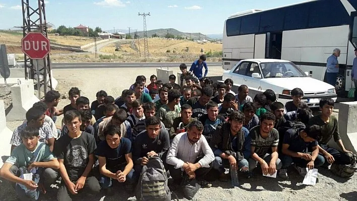 Bingöl'de 62 yabancı uyruklu şahıs yakalandı