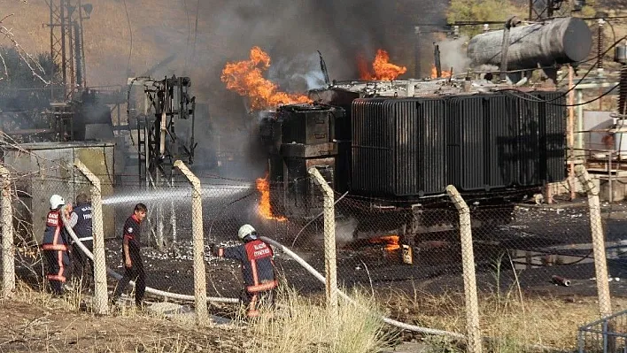 Elazığ'da yangın