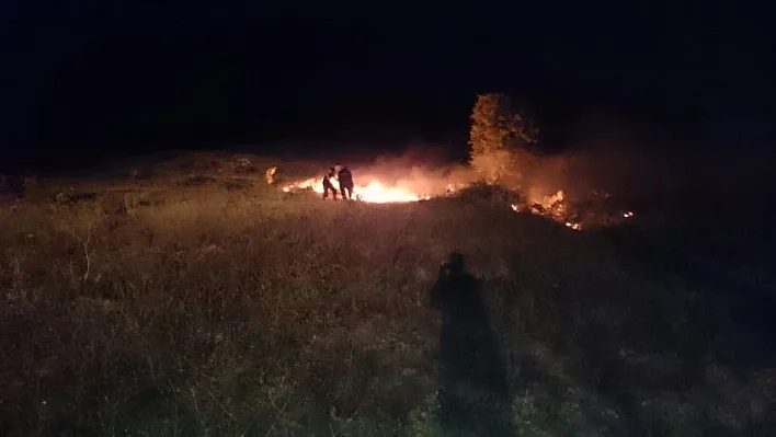 Ormanlık alanı ateşe verip kaçtılar
