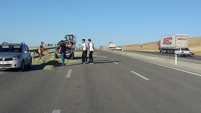 Aşkale'de iki trafik kazası, 1 yaralı
