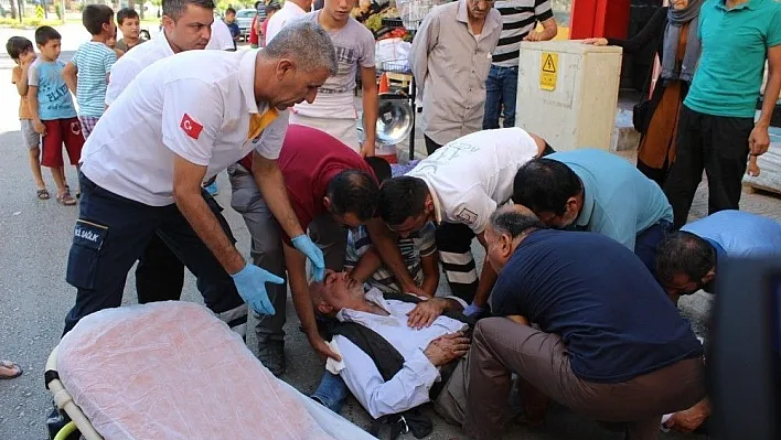 Sara nöbeti geçiren şahıs yaralandı
