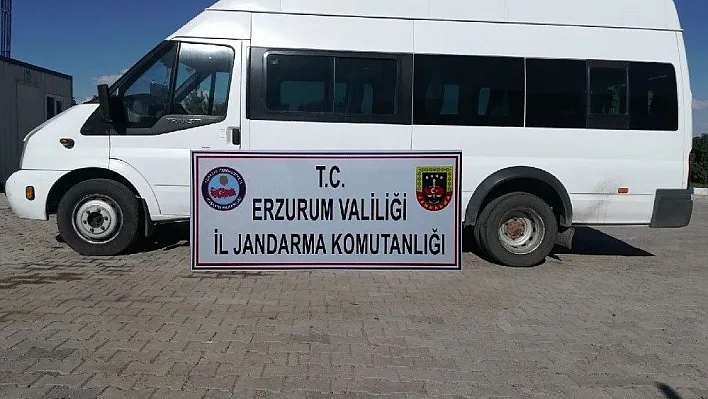 Erzurum'da yabancı uyruklu 18 göçmen yakalandı
