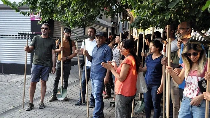 Tunceli orman yangını eylemi