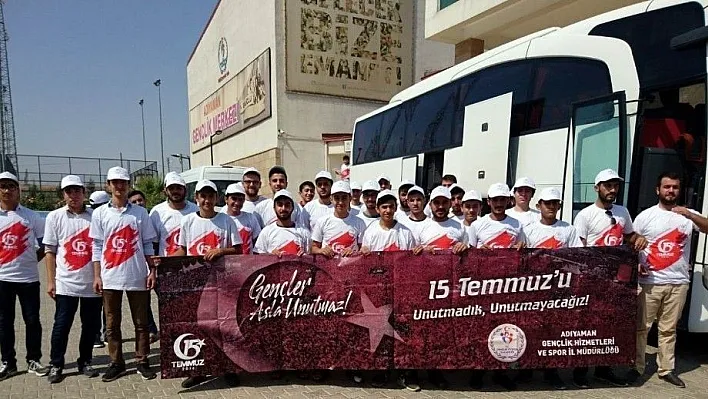 Adıyamanlı gençler 15 Temmuz'un izlerini Ankara'da yerinde görecek
