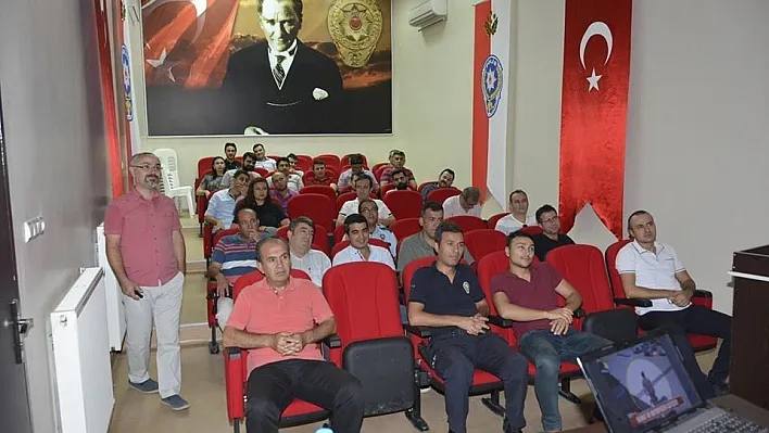 Emniyet personellerine stres yönetimi ve öfke kontrolü semineri
