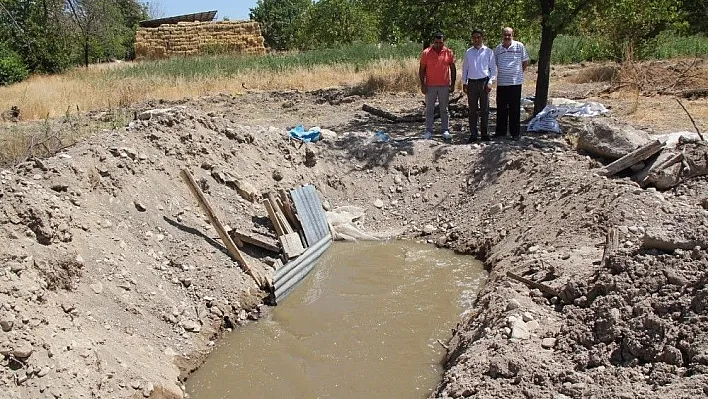 Malatya'da yaşanan sulama suyu sıkıntısı
