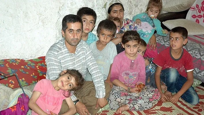7 çocuklu ailenin yaşam mücadelesi
