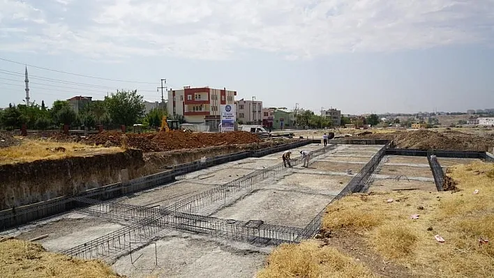 Karapınar Mahallesi taziye evi inşaatı hızla ilerliyor
