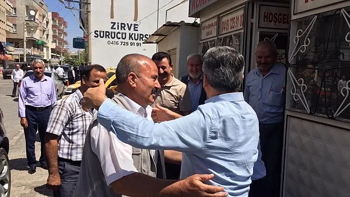 TBMM Başkan Vekili Aydın Kahta'da esnaflarla bir araya geldi
