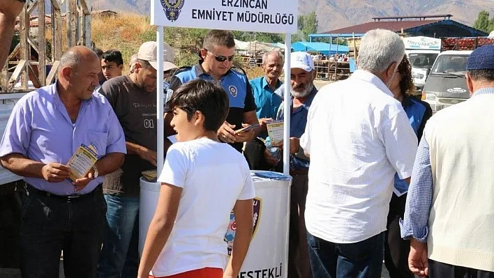 Erzincan Emniyeti dolandırıcılara karşı vatandaşları bilgilendiriyor
