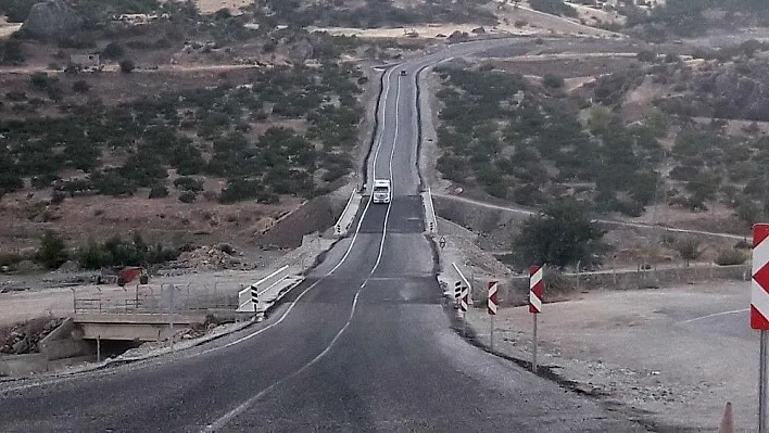 Tut ilçe karayolunda yeni köprü faaliyete girdi
