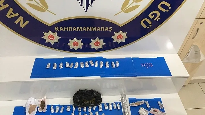 Kahramanmaraş'ta otel odasında uyuşturucu baskını: 2 gözaltı
