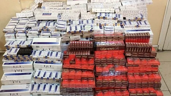 Adıyaman'da 6 bin 115 paket kaçak sigara ele geçirildi
