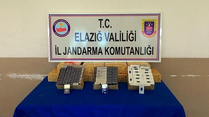 Baklava kutularından kaçak sigara çıktı