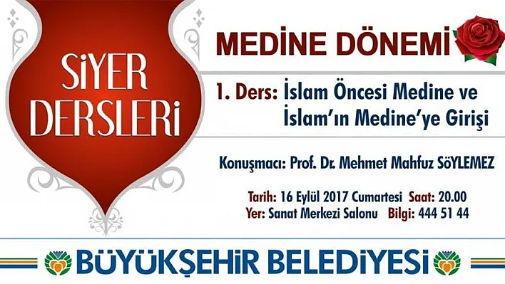 Siyer dersleri yeniden başlıyor
