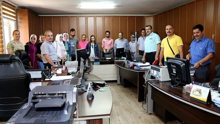 Yeni atanan öğretmenler belediyenin çalışmalarını inceledi

