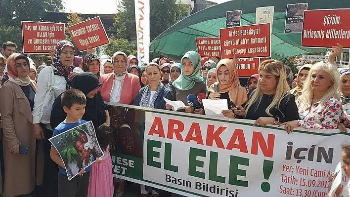 Malatyalı kadınlardan Arakan için kermes
