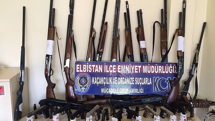Kahramanmaraş'ta kaçak silah operasyonu: 26 gözaltı
