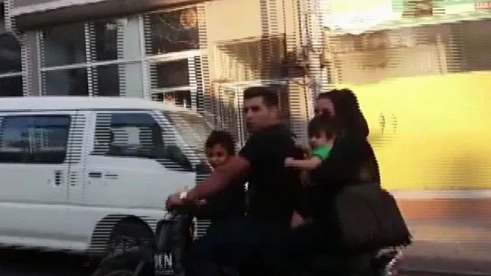 4 kişilik ailenin tehlikeli yolculuğu
