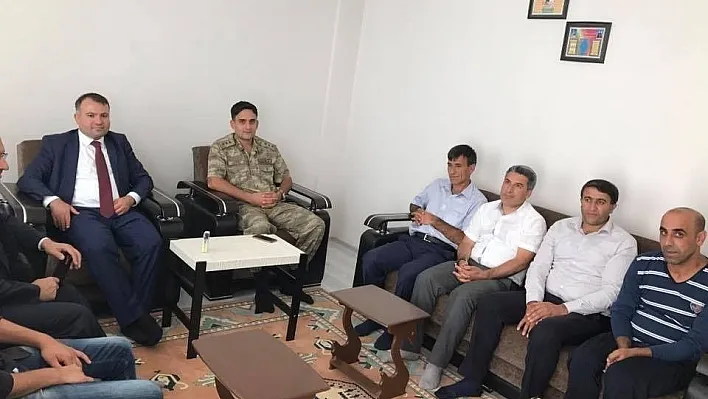 Kaymakam gazi korucuyu ziyaret etti
