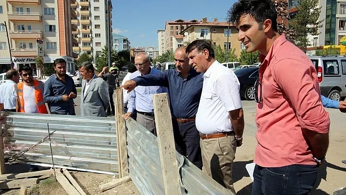 Stadyum bölgesine üst geçit yapılıyor
