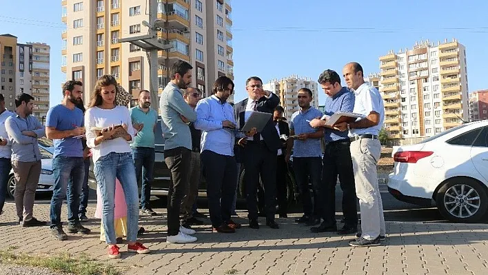 Kayapınar ilçesinde park yapımları sürüyor
