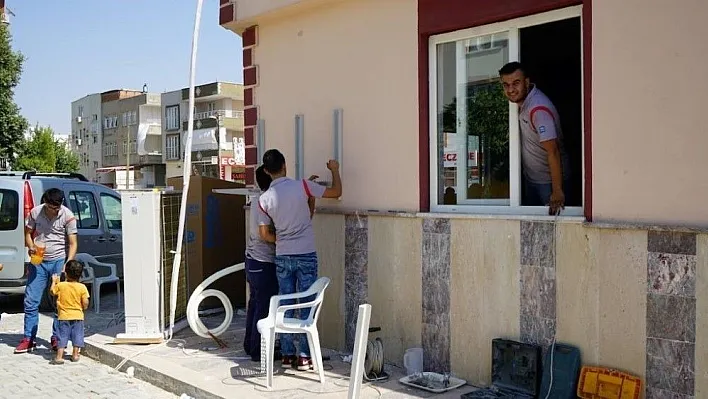 Adıyaman Belediyesinden taziye evlerine klima
