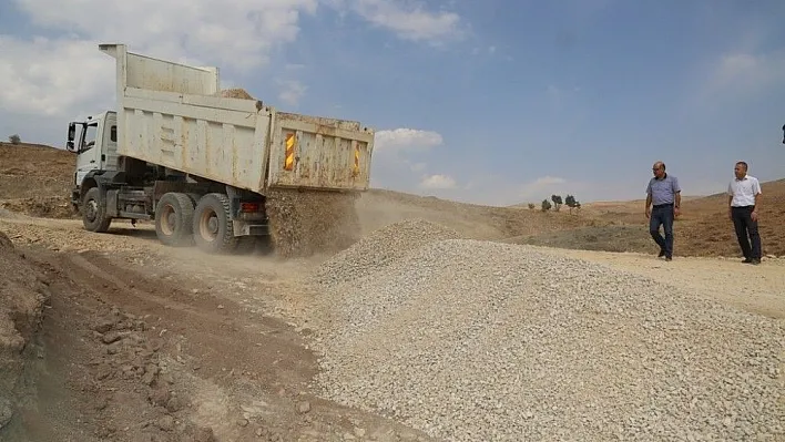 Tunceli'de yol çalışmaları
