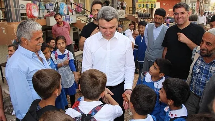 Çocukların gönlüne taht kuran başkan
