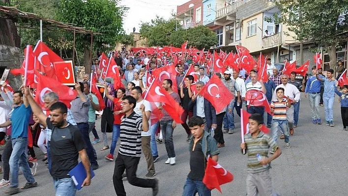 Kocaköy'de teröre lanet yürüyüşü
