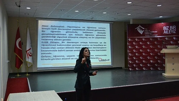 Aile ve Sosyal Politikalar İl Müdürlüğü'nde eğitim atağı
