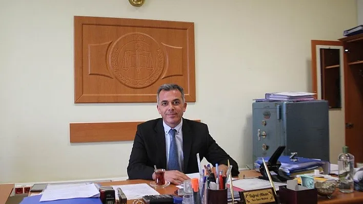 Gemerek Adliyesi Yazı İşleri Müdürlüğü'ne atanan Alkan göreve başladı
