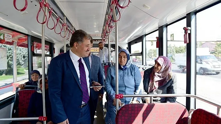 Trambüs hattının ÖZSAN'a kadar uzatılması
