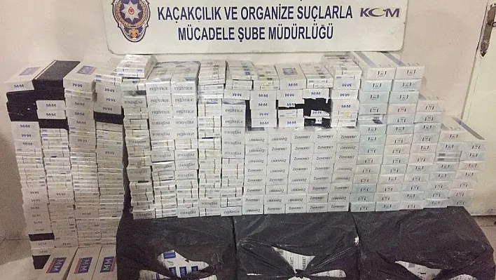 Kahramanmaraş'ta sigara kaçakçılara ağır darbe
