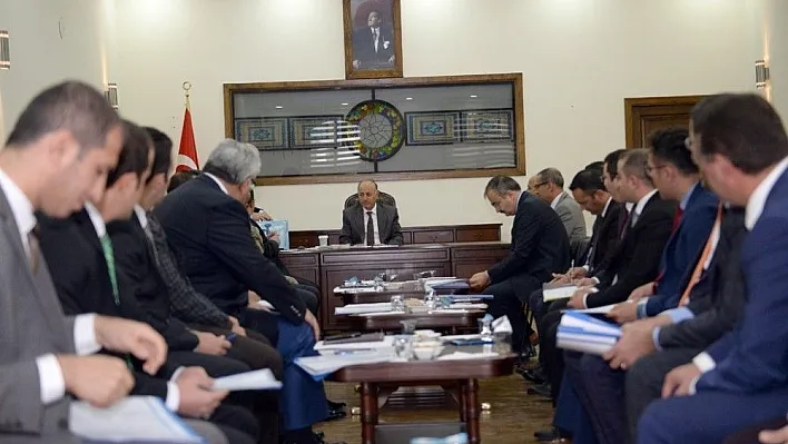 Kaymakamlar toplantısı yapıldı
