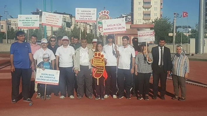 Adıyaman'da Dünya Yürüyüş Günü düzenlendi
