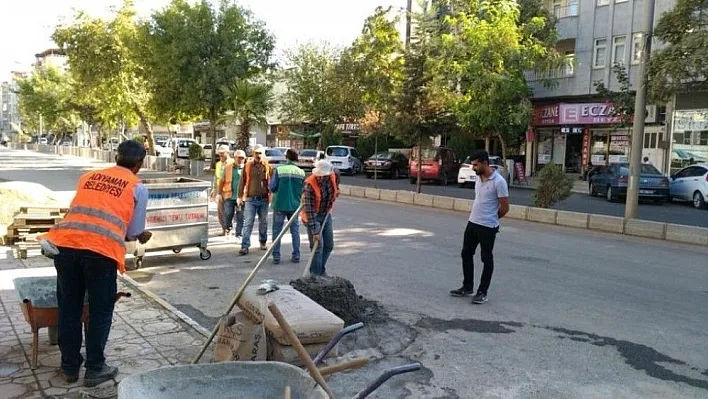 Sakarya Caddesi her geçen gün güzelleştiriliyor
