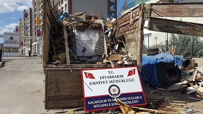 Diyarbakır'da 139 bin 100 paket kaçak sigara ele geçirildi
