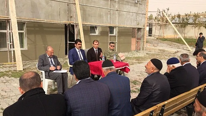 Aşkale'de huzur toplantıları devam ediyor
