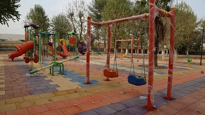 Cizre'de park çalışmaları sürüyor
