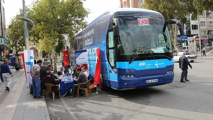 İşkur'un Milli Seferberlik otobüsü Adıyaman'da
